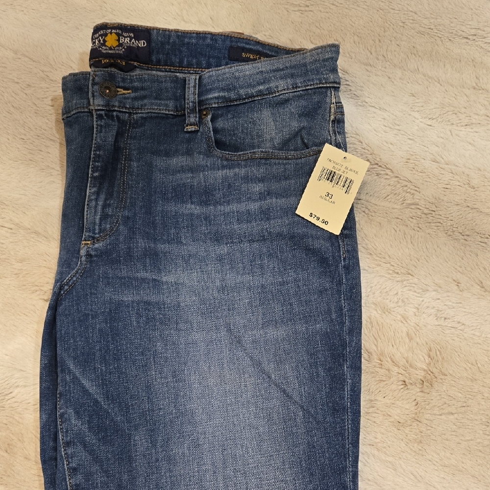 LUCKY BRAND Women's Boot Cut Jeans in Classic Blue / Relaxed Fit / Mid-Rise